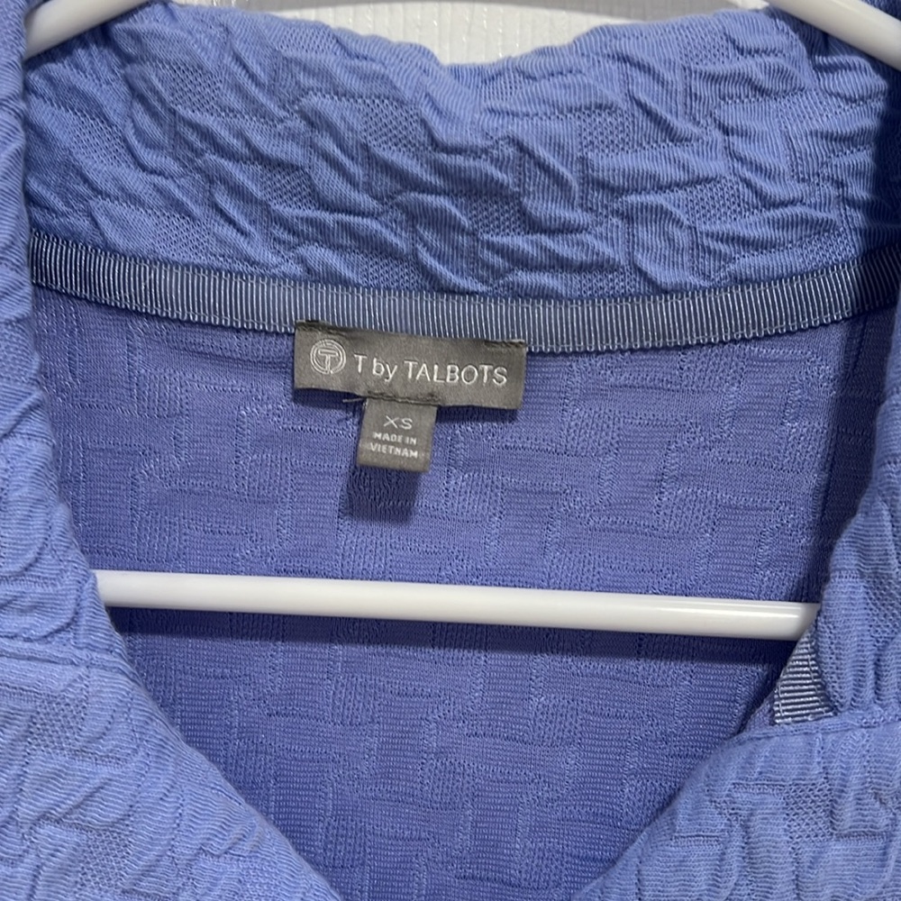 T by Talbots Textured Top - Picture 4 of 7